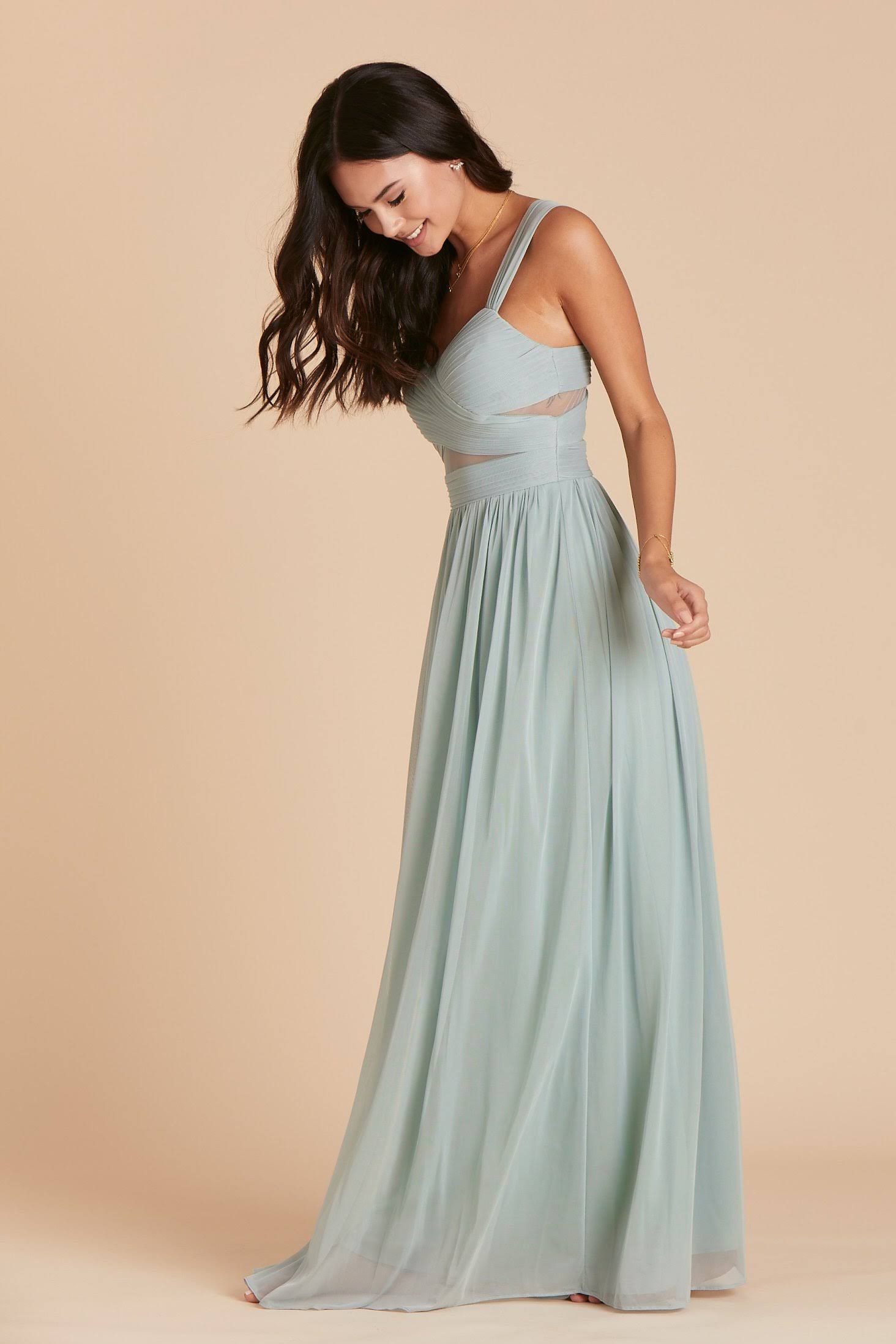 Birdy Grey Elsye Bridesmaid Dress in Sage XXL / Sage