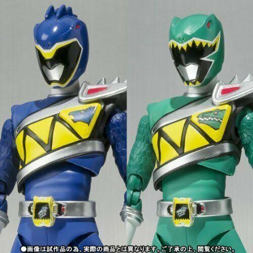 New S.H.Figuarts Zyuden Sentai Kyoryuer Kyoryu Blue & Green Set Action Figure