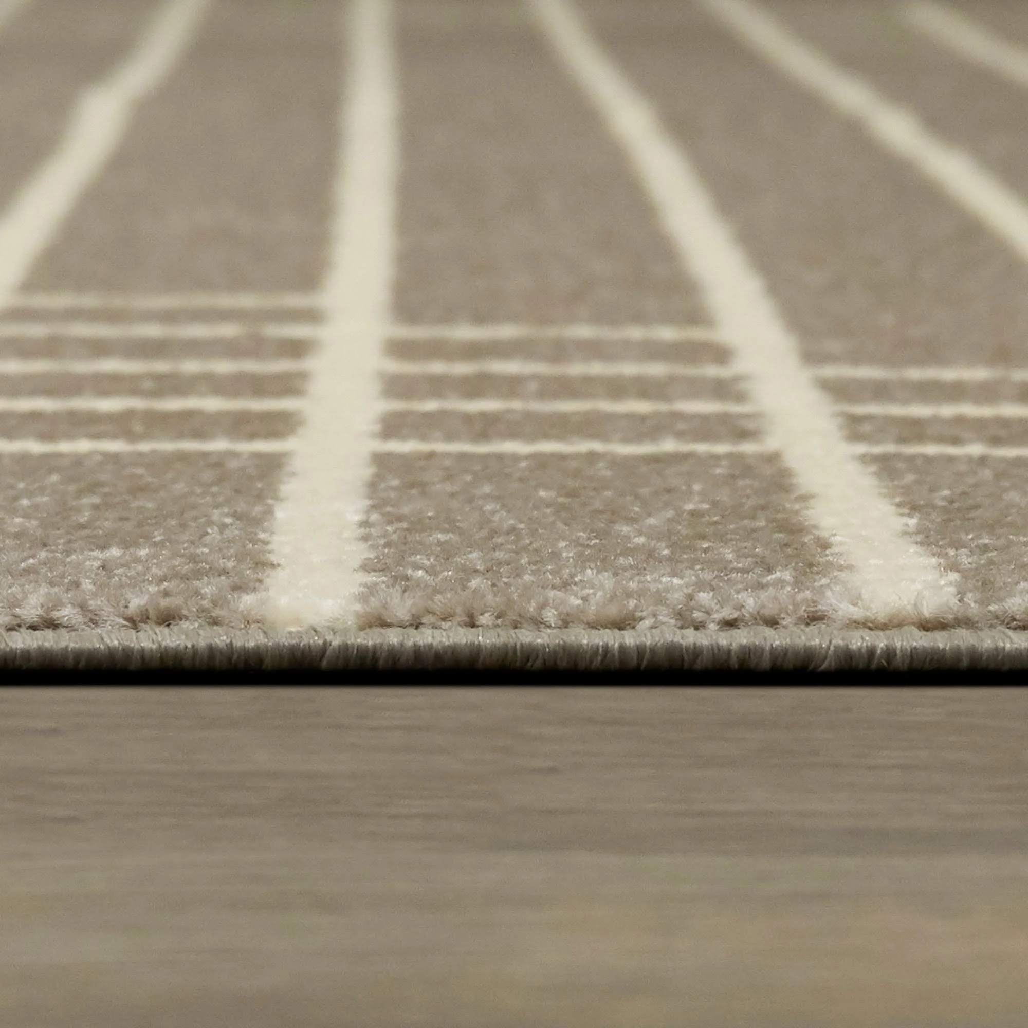 Balta Sutton Navy 5 ft. x 7 ft. Art Deco Striped Area Rug, Blue