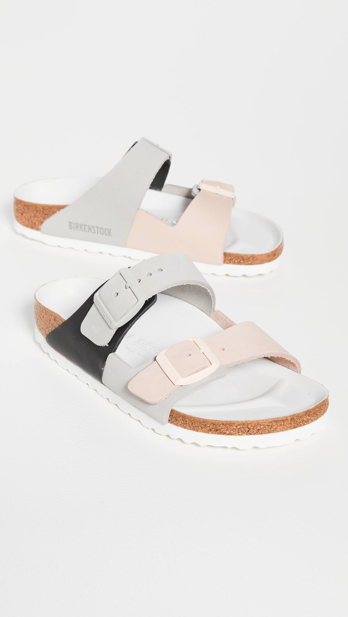Birkenstock Women's Arizona Split Sandals - Mineral/ Light Rose - 38