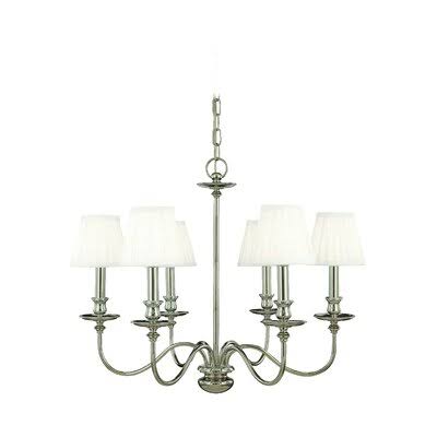 Darby Home Co Jil 6-Light Shaded Chandelier