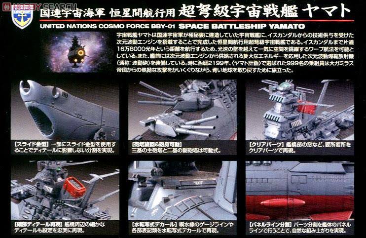 1/500 Space Battleship Yamato 2199