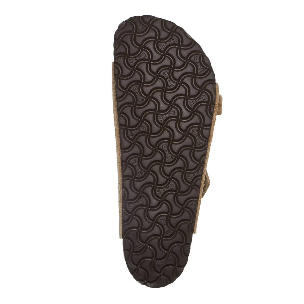 Birkenstock Z?rich Suede Soft Footbed Men's Sandals - Taupe