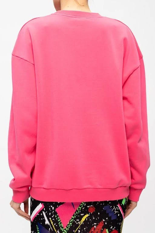 Balmain Printed Sweatshirt Pink - Pink - Sweatshirts