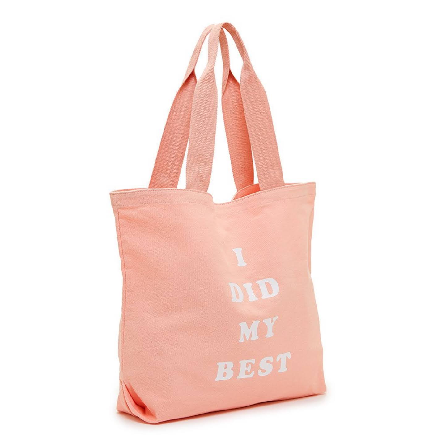 Ban.Do I Did My Best Canvas Tote - Pink