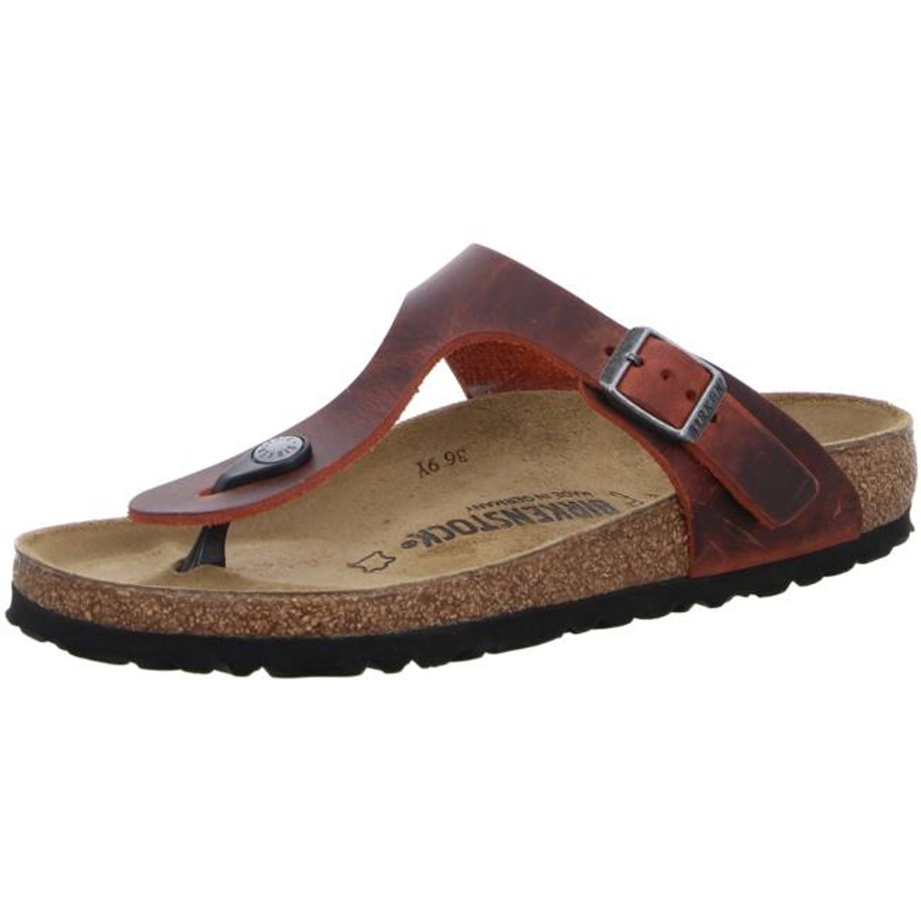 Birkenstock Womens Gizeh Leather Toe Post Sandals - UK 4.5 / EU 37