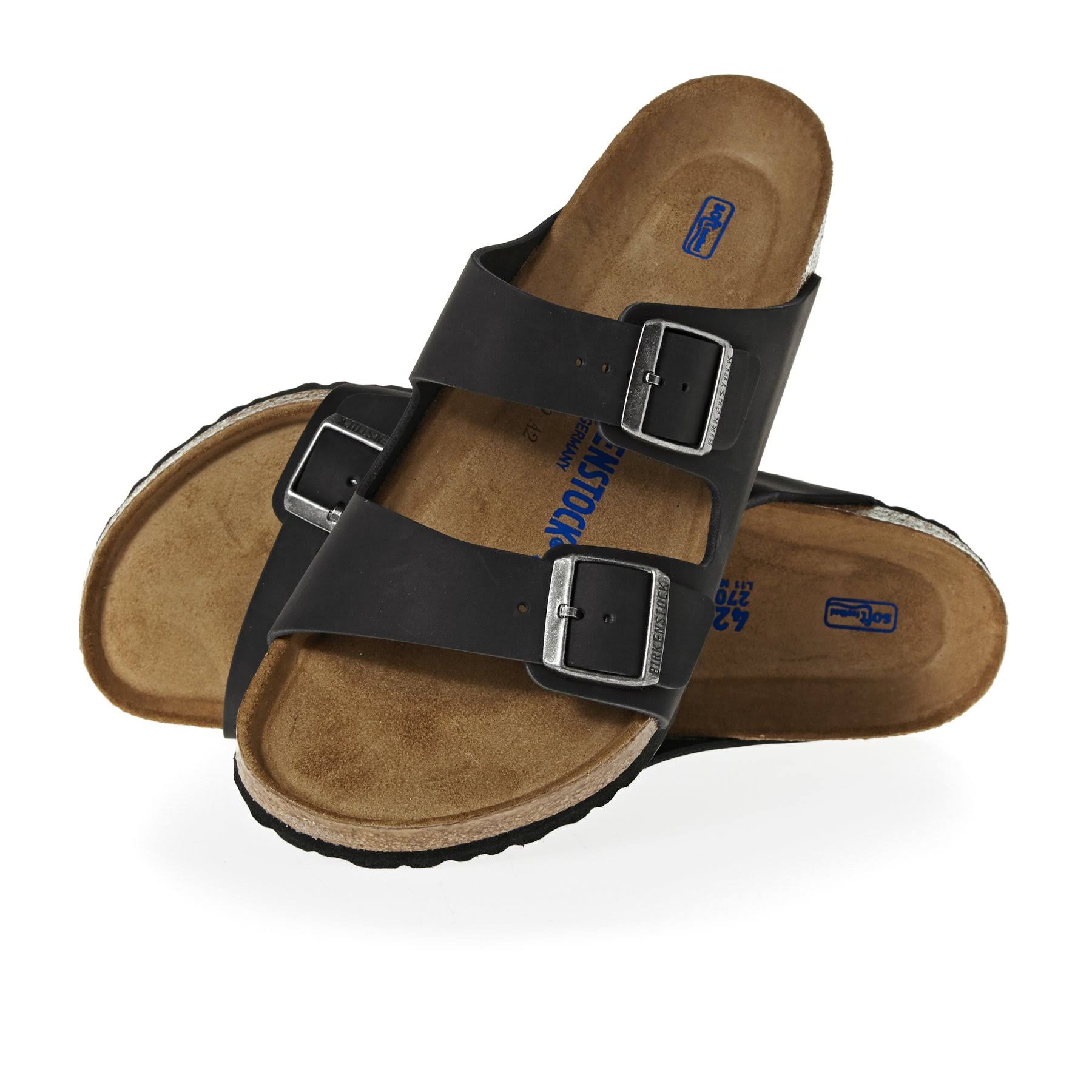 Birkenstock Arizona Softbed Oiled Leather Black