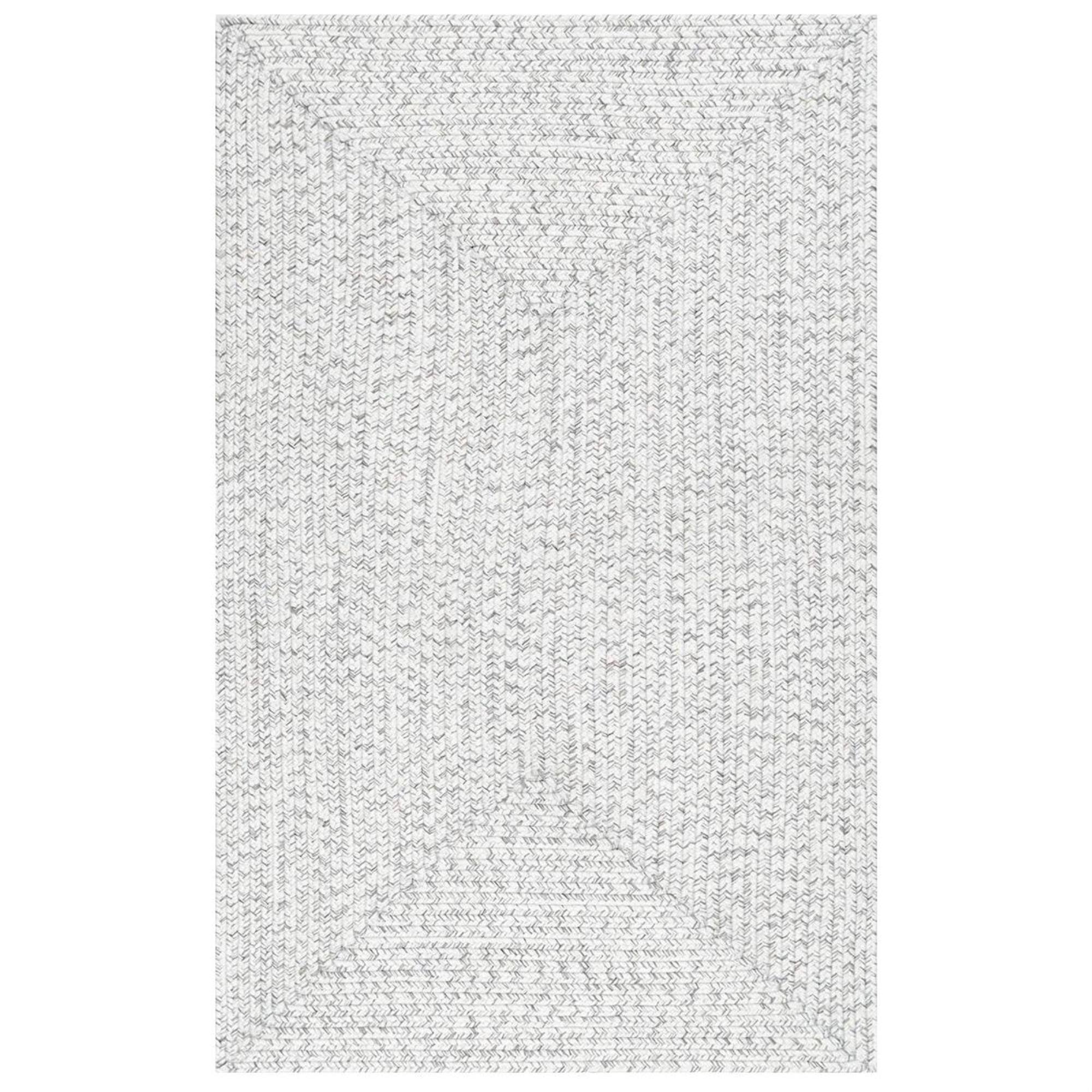nuLOOM Lefebvre Braided Indoor/Outdoor Area Rug, 6& Round, Ivory