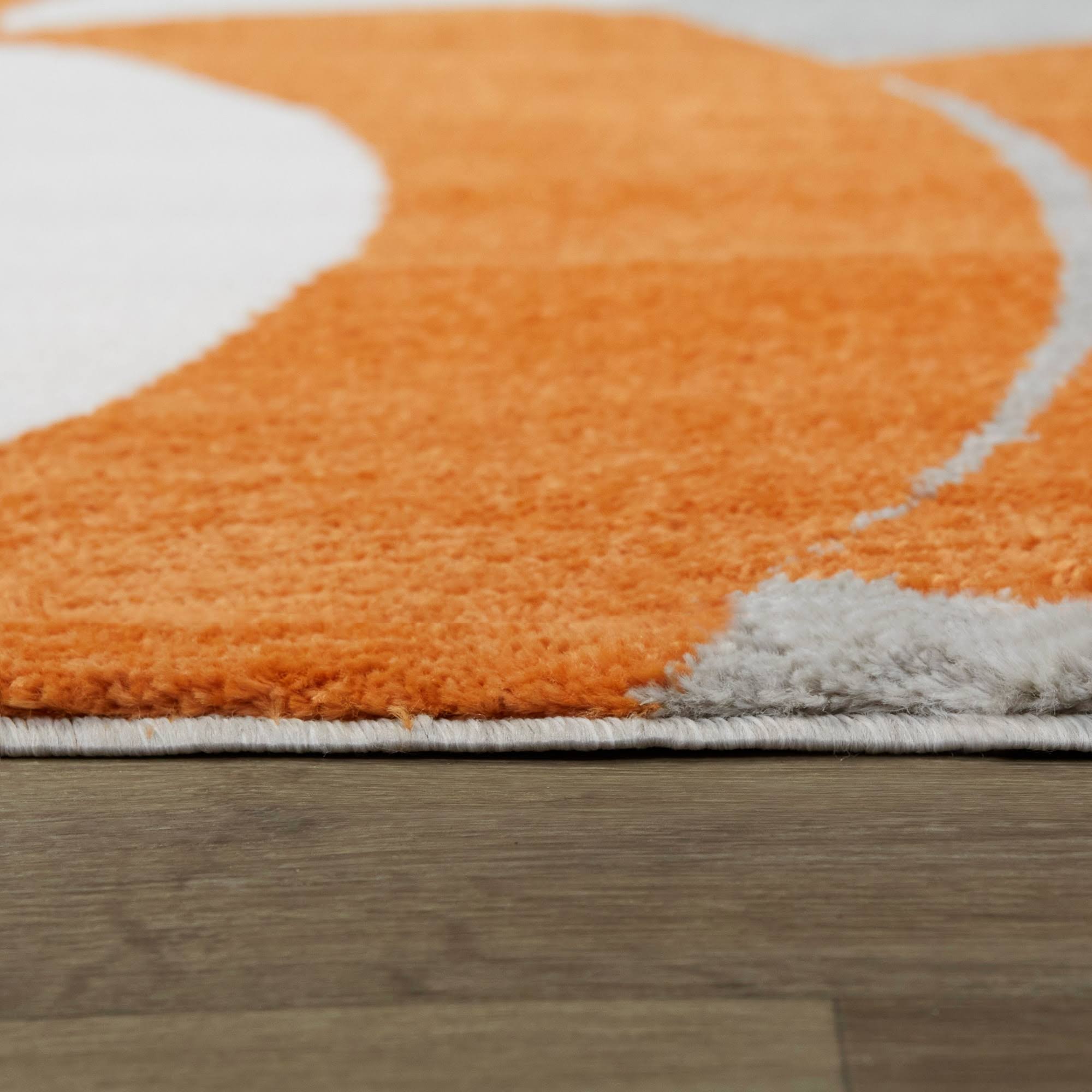 BALTA Friendly Fox Orange 4 ft. x 6 ft. Kids Area Rug