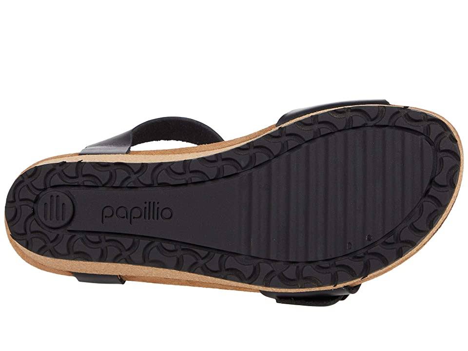 Birkenstock Women's Soley Wedge Sandals - Black Leather N / 42