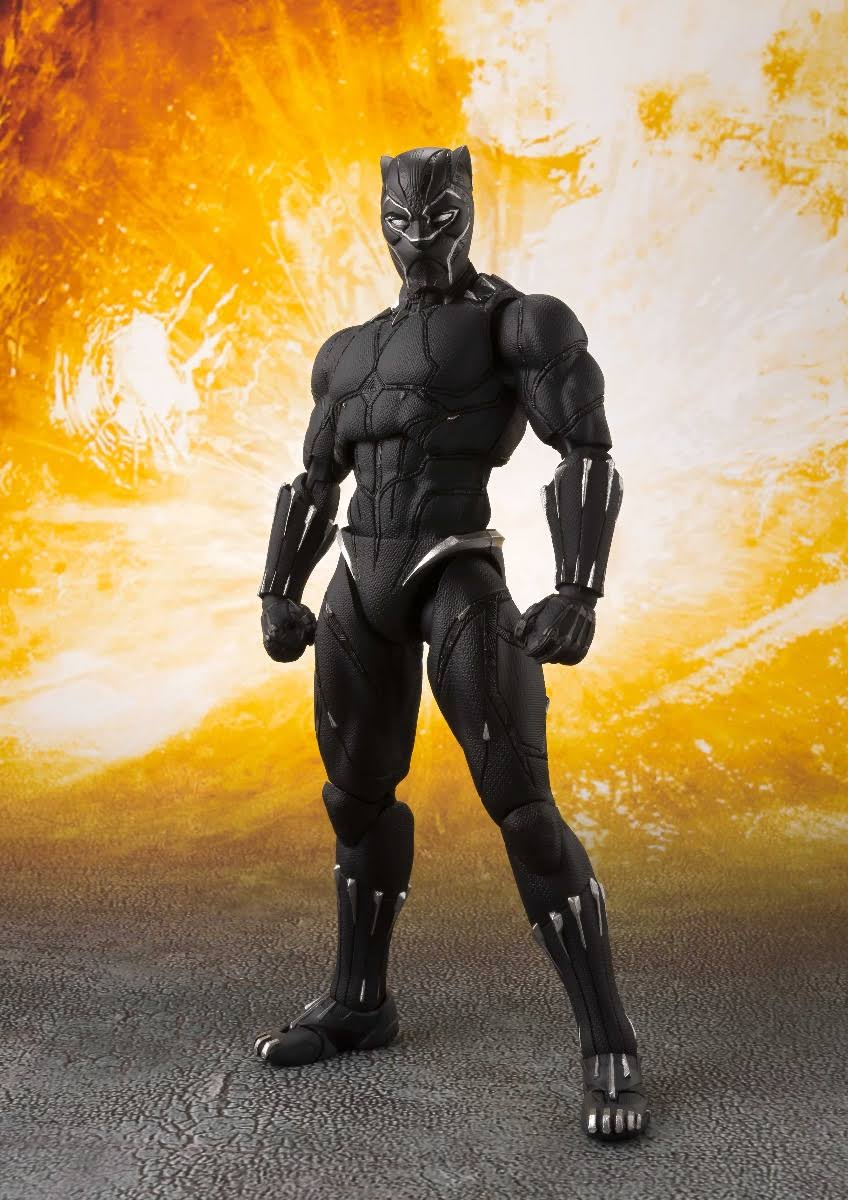 Avengers Infinity War: Black Panther & Tamashii Effect Rock S.H.Figuarts