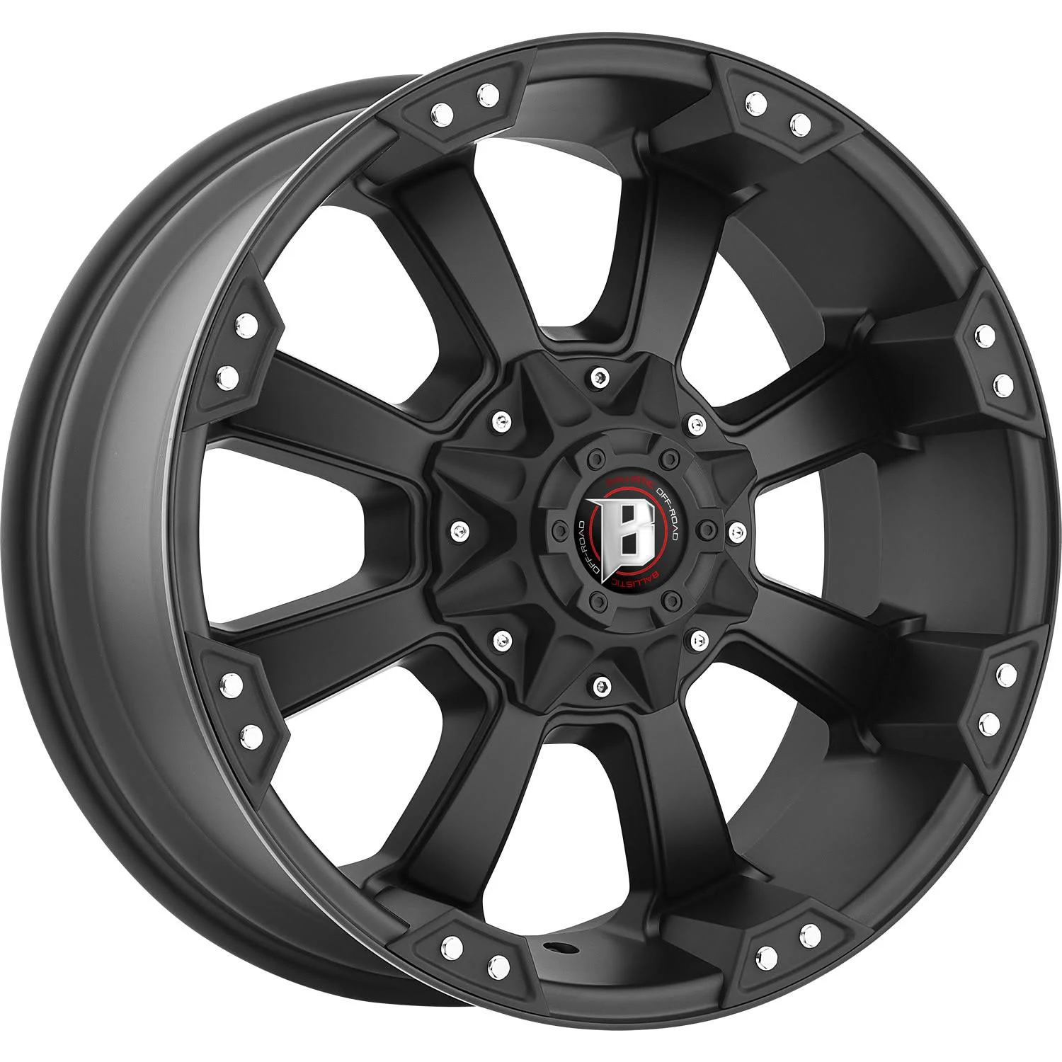 Ballistic Morax 845FB Black 18x9 8x170 -12 845890867-12FB Wheels/Rims