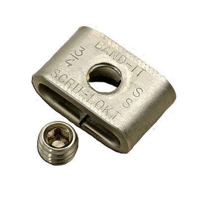 Band-It C72699 Scru-Lokt Buckles, 201ss, 3/4. Thread Size of Set Screw: 5/16 - 18 x 1/4 SS - 25 Pieces/Box