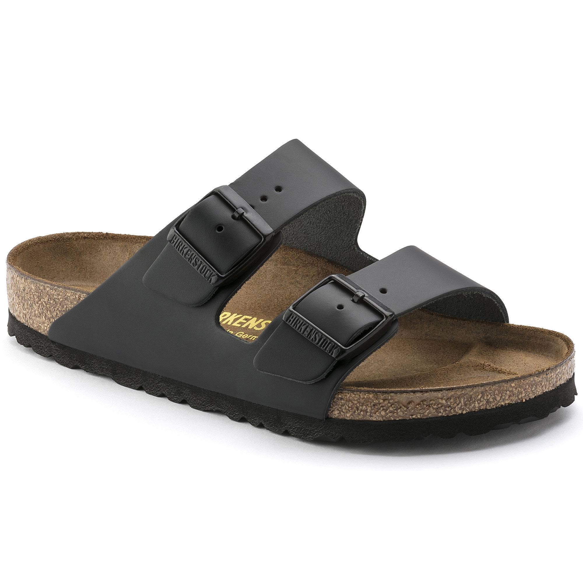 Birkenstock Leather Sandals | Arizona, Black