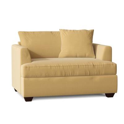 Karley 39x22 Armchair Birch LANE? Body Fabric: Bayou Sunshine