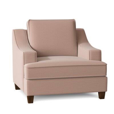 Lise 39x22 Wide Armchair Birch Lane Body Fabric: Sunbrella Cast Petal