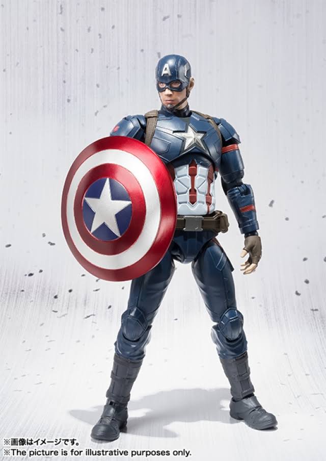 S.H. Figuarts Captain America: Civil War Captain America Figure