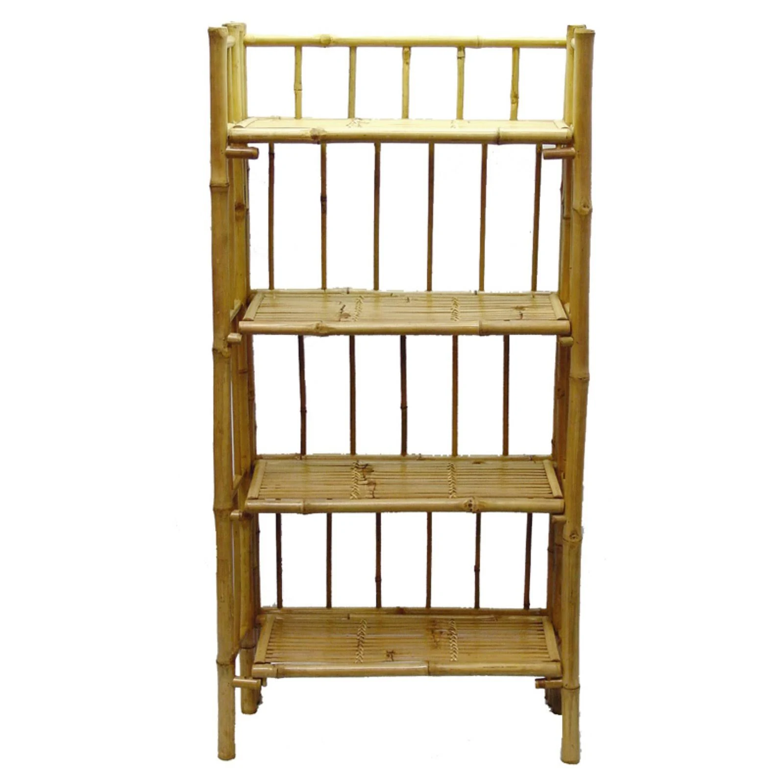 Bamboo54 Handmade Bamboo 4-Tier Folding Bookcase (Vietnam)