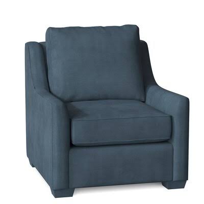 Birch Lane Godwin 33x22 Wide Armchair Body Fabric: Tina Airforce