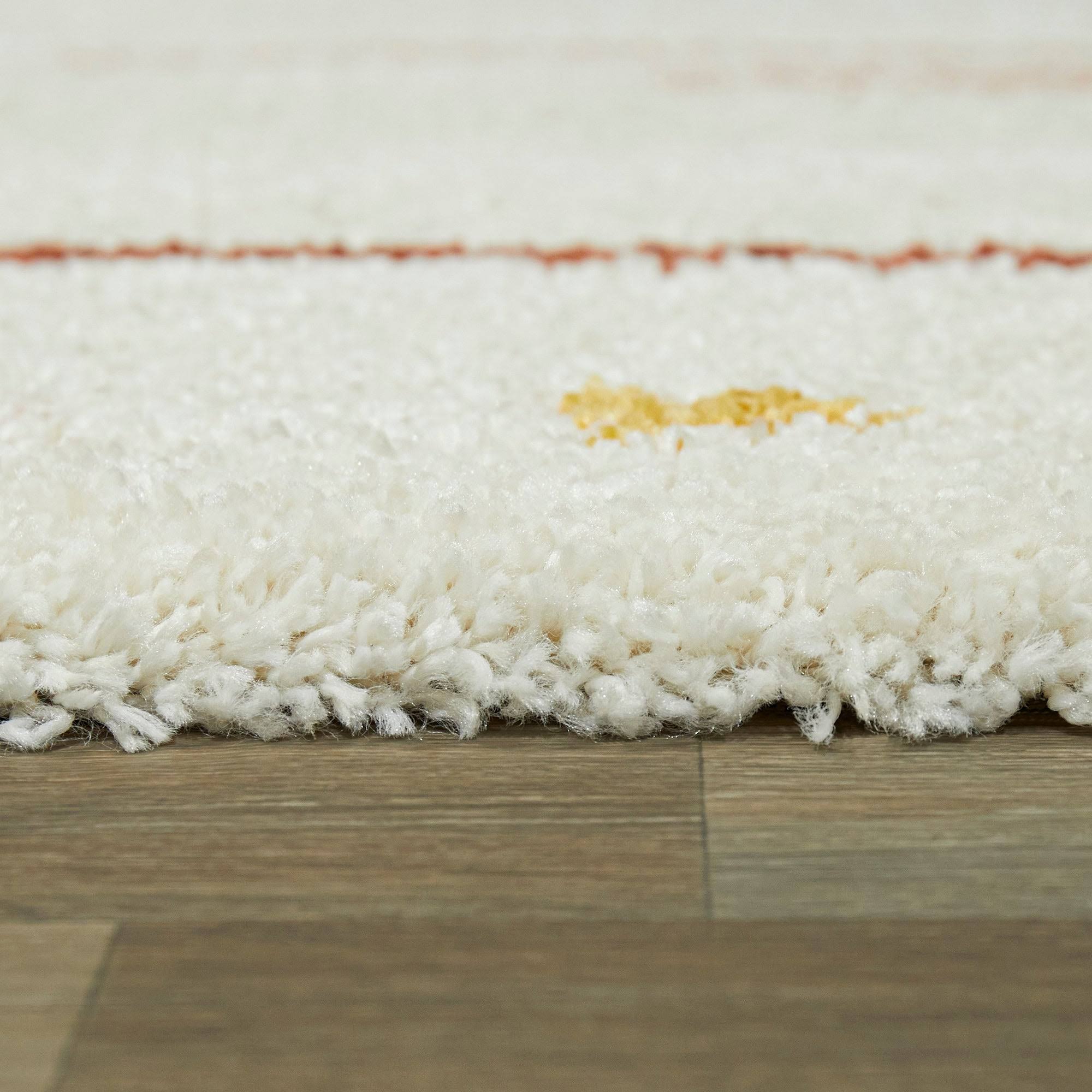 BALTA Dalmas Navy Blue 5 ft. x 7 ft. Modern Shag Area Rug