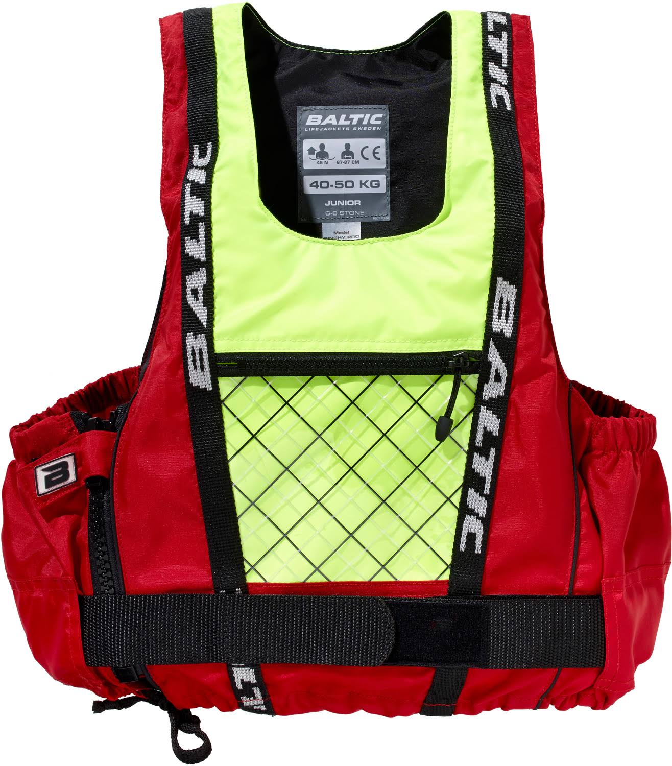 Baltic Dinghy Pro Buoyancy Aid - Red/UV Yellow