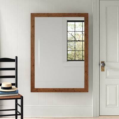 Fulgham Farmhouse / Country Rustic Accent Mirror Size: 51.5x22 H x 32x22 W