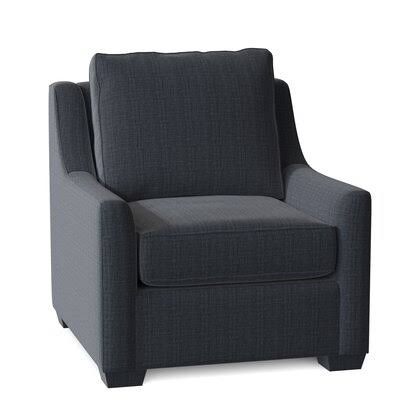 Birch Lane Godwin 33x22 Wide Armchair Body Fabric: Fandango Indigo