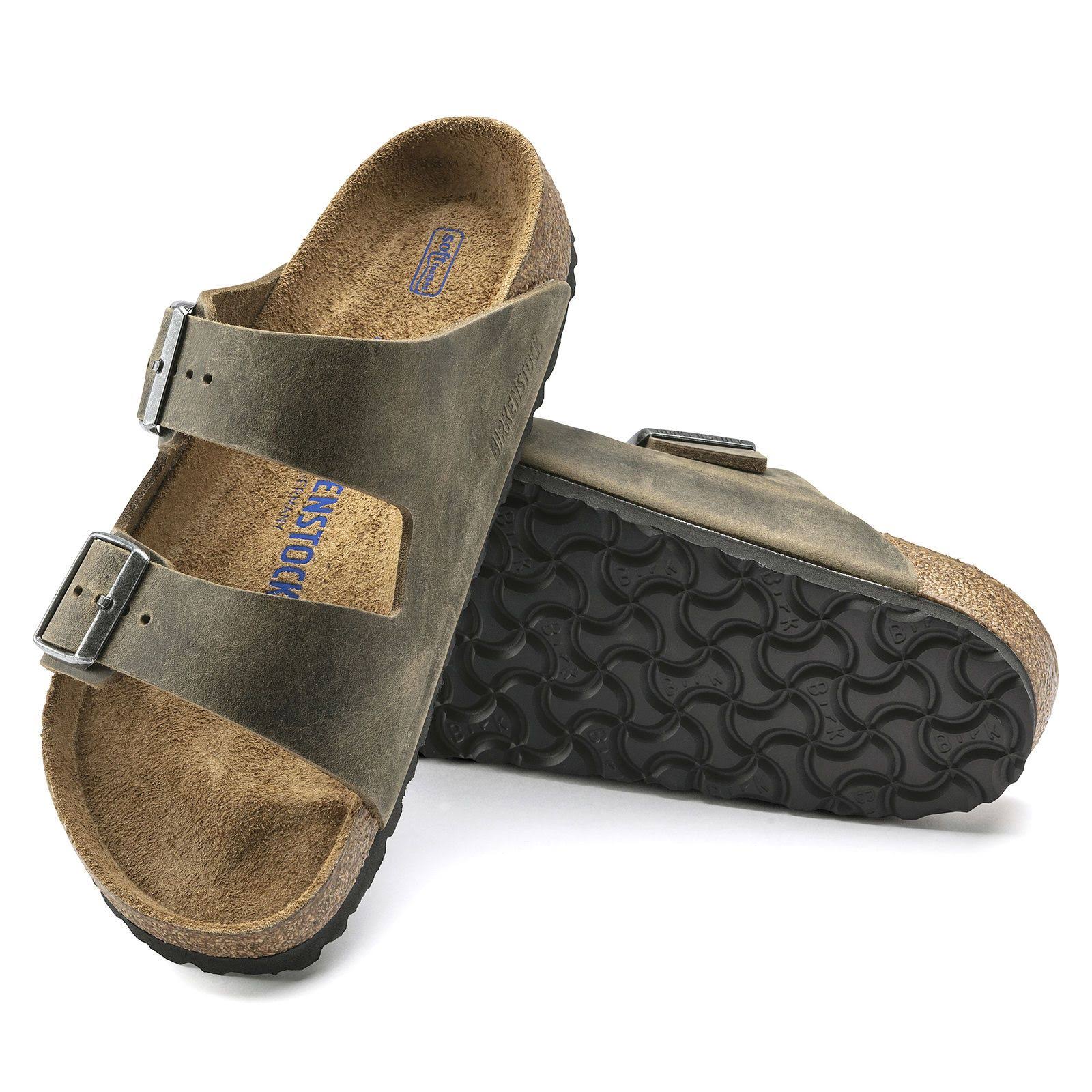Birkenstock Arizona Soft Footbed (36 Jade Oiled Leather)