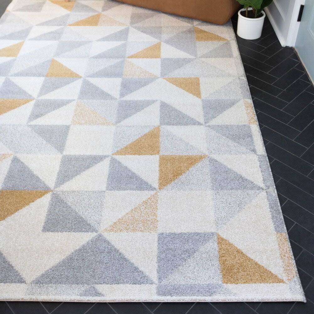 BALTA Larisa Blue 8 ft. x 10 ft. Geometric Area Rug