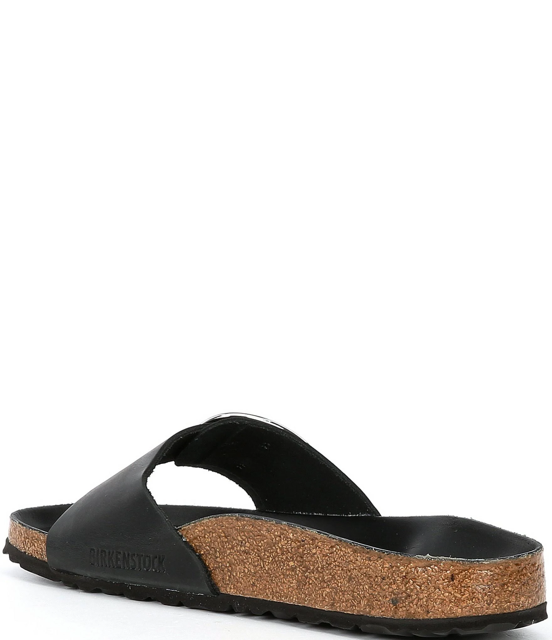 Birkenstock Madrid Big Buckle Oiled Leather Black