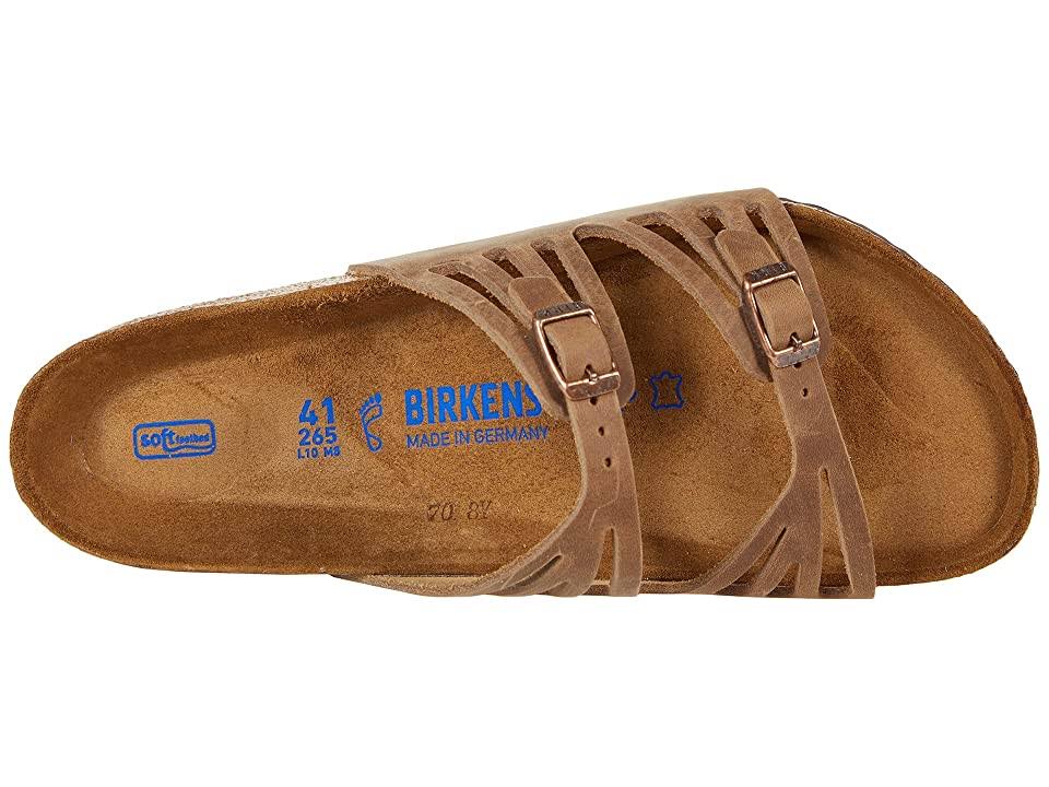 Birkenstock Women's Granada Soft Footbed Sandal - 36 - Tobacco Oiled Leather