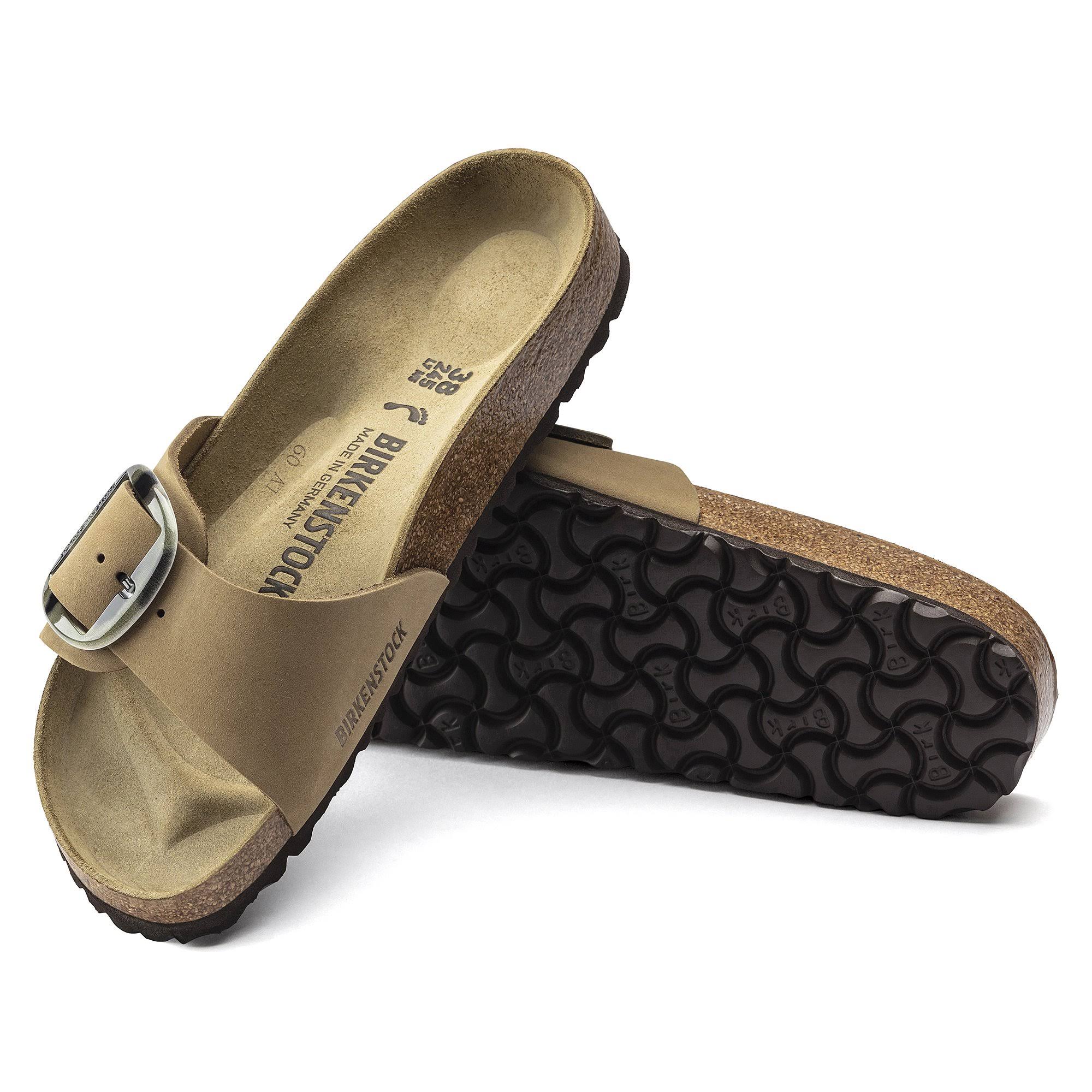 Birkenstock Madrid Big Buckle Mud Green Nubuck / 39 / Narrow