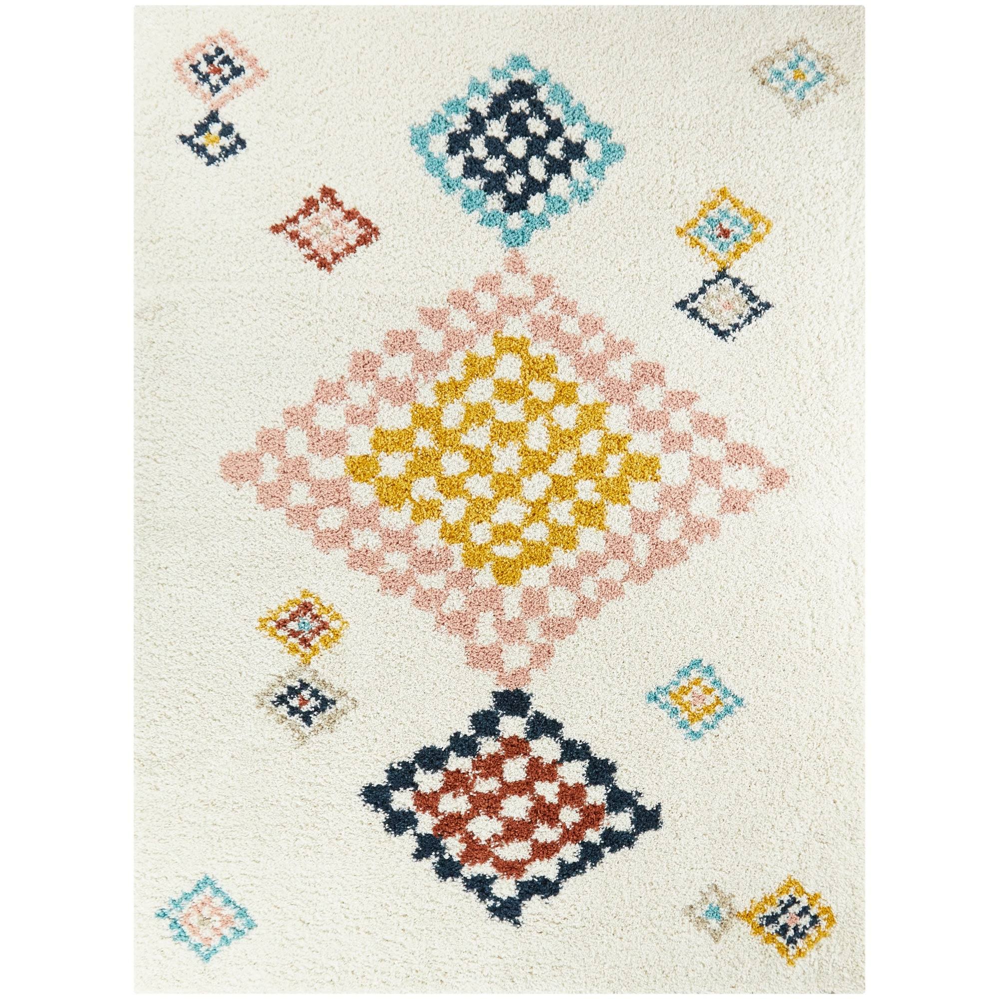 Dossi 5&3 x 7& Woven Area Rug in Cream