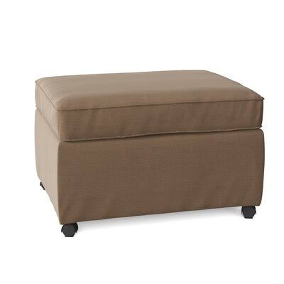 Birch Lane Manning 28x22 Rectangle Standard Ottoman Body Fabric: Sunbrella Meridian Coco