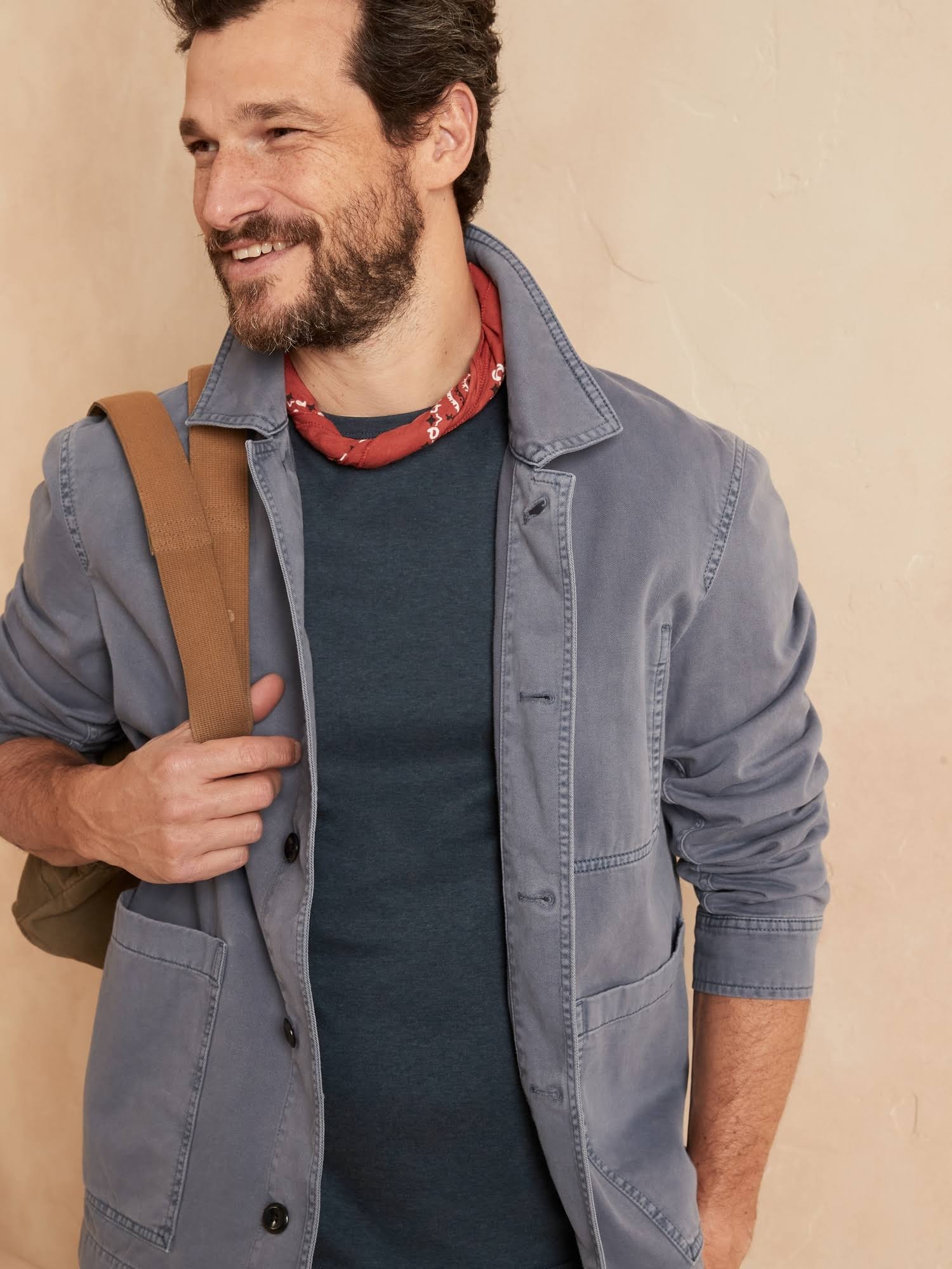 Banana Republic Men's Luxury Touch Performance T-Shirt Navy Size L