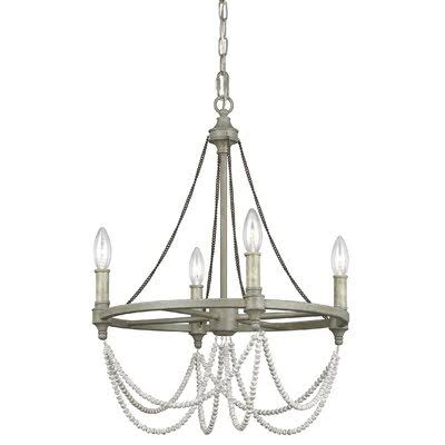 ved 4 - Light Candle Style Empire Chandelier