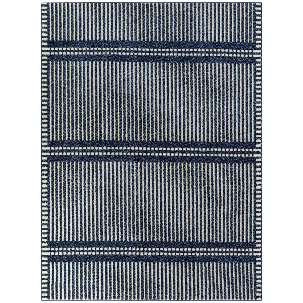 BALTA Sinclair Blue 5 ft. x 7 ft. Contemporary Area Rug