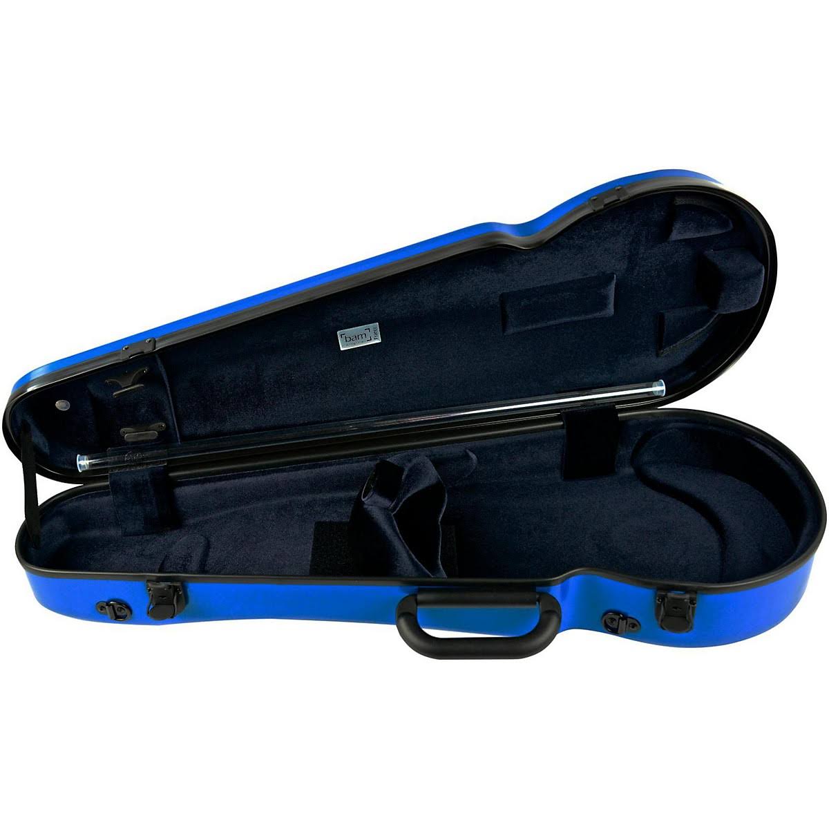 BAM 2200XL Contoured Hightech Adjustable Viola Case Azure Blue