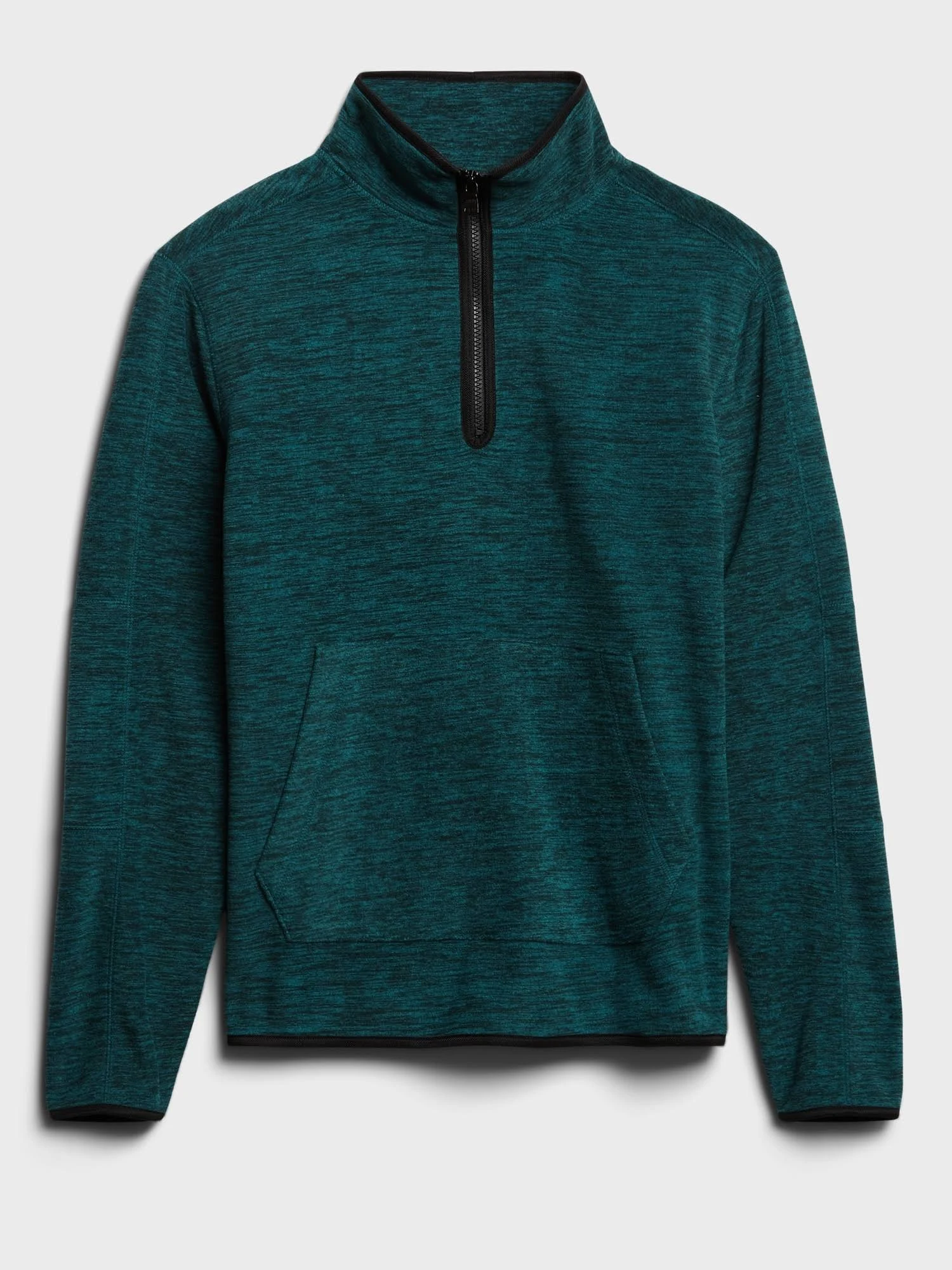 Banana Republic Men's Arctic Fleece Half-Zip Sweatshirt Deep Lagoon Tall Size M