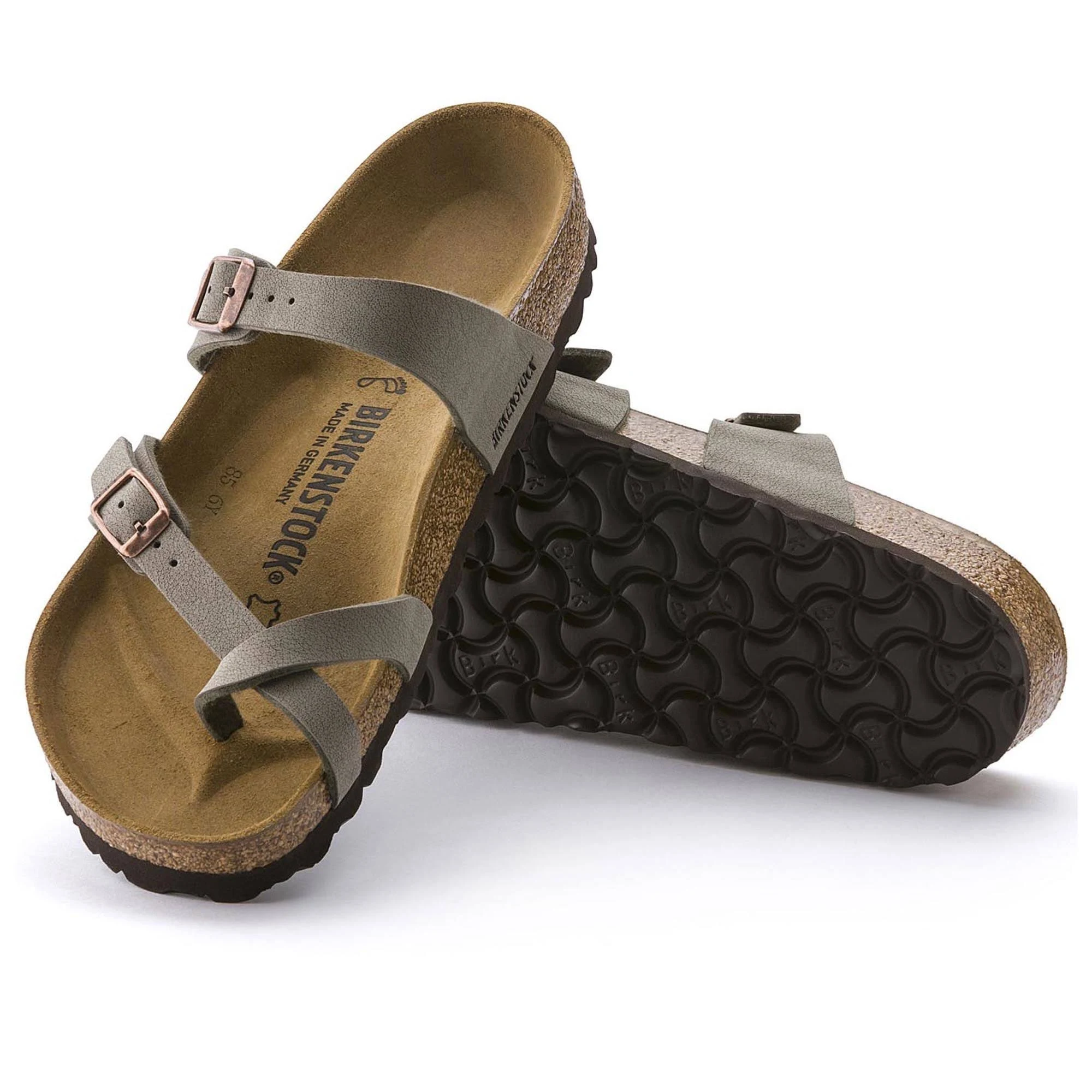 Birkenstock Women's Mayari (41 Stone Birkibuc)