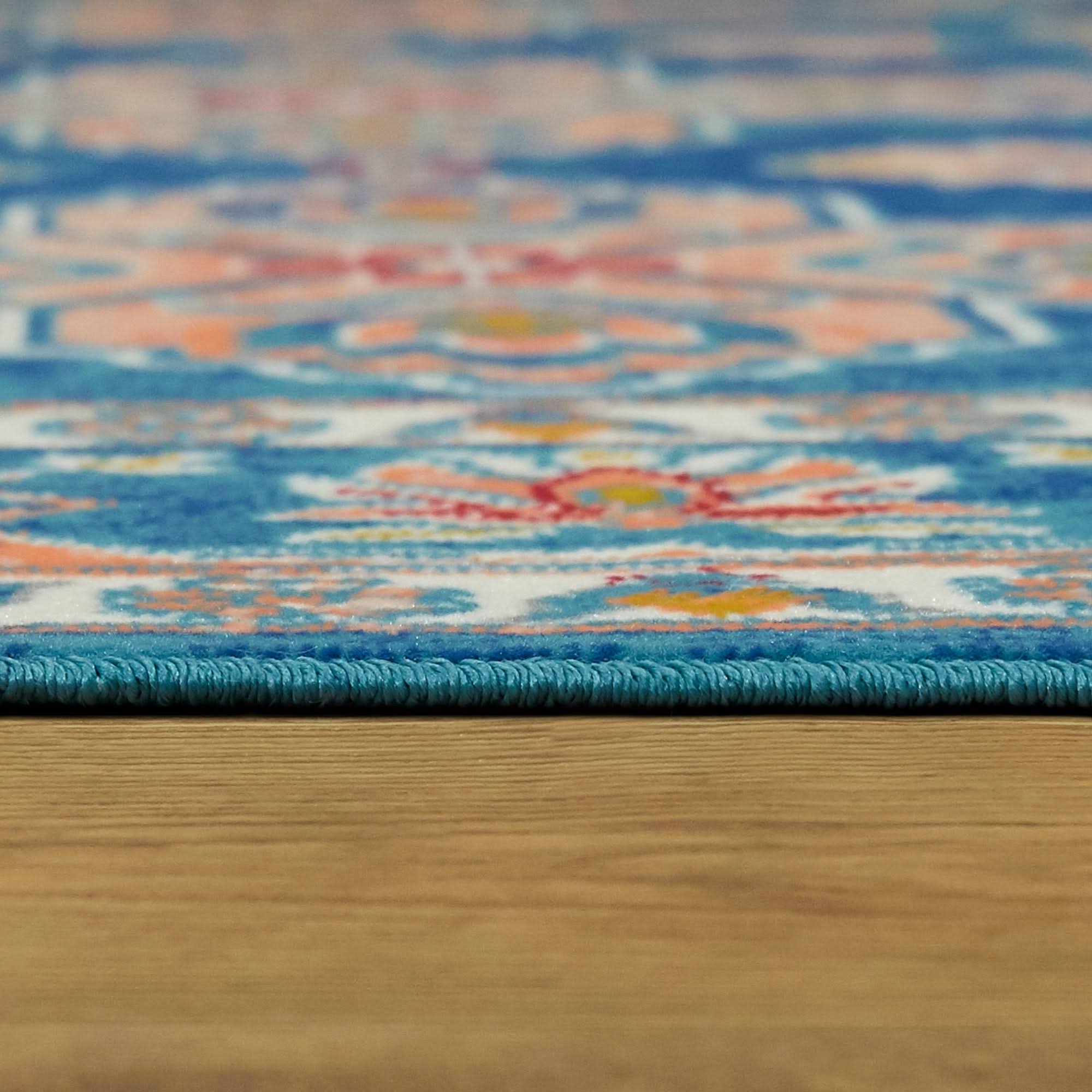 BALTA Constantin Oriental Medallion Blue 5 ft. x 7 ft. Area Rug