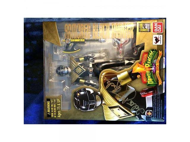 Bandai Tamashii Nations Sh Figuarts Armored Black Ranger SDCC Exclusive Mighty Morphin& Power Rangers Action Figure