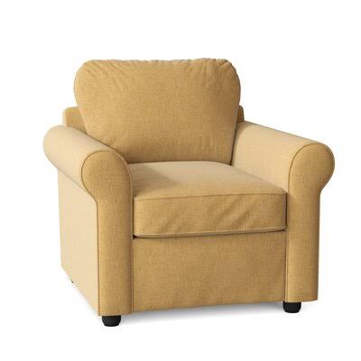 Wolsingham Manning Armchair Birch Lane Body Fabric: Nobletex Gold