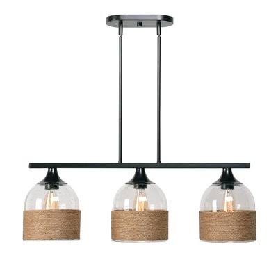Justice 3-Light Kitchen Island Linear Pendant Birch LANE? BI163076