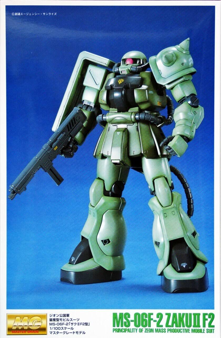 Gundam MS-06F-2 Zaku II F2 Zeon mg 1/100 Scale
