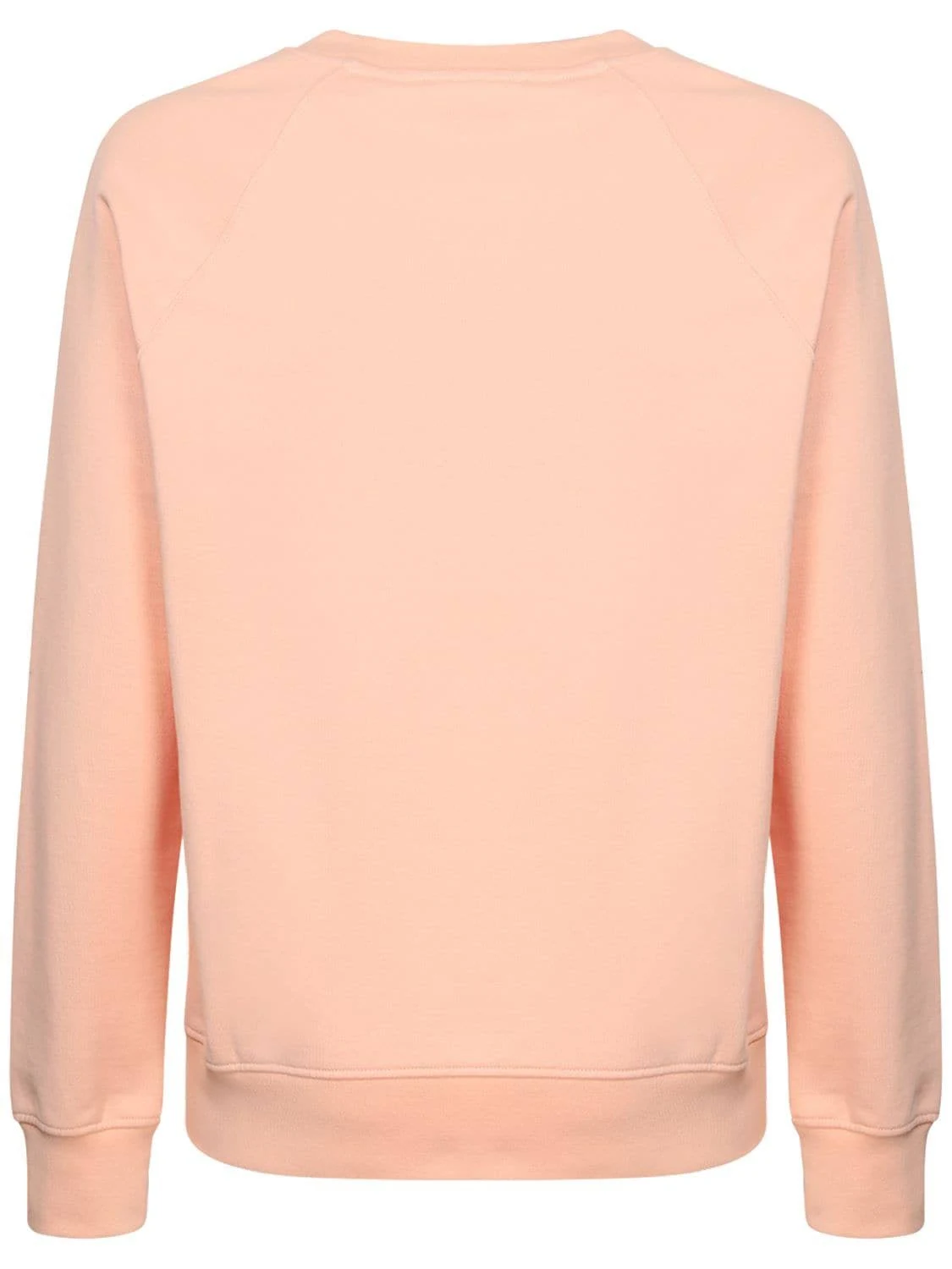 Balmain | Men Logo Print Cotton Jersey Sweatshirt Orange L
