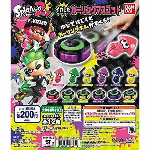 Splatoon 2 Squid Curling Mascot All 12 Sets