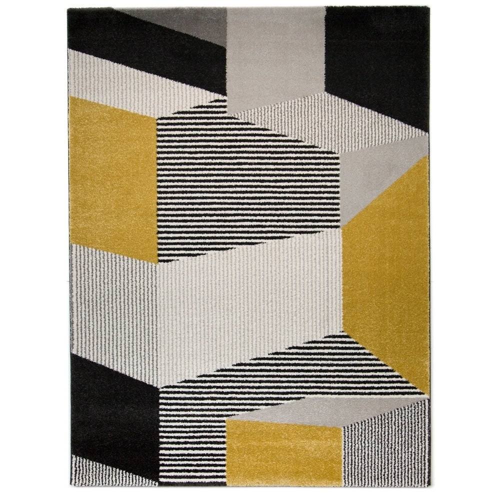 Carson Carrington Taxerud Abstract Indoor Area Rug - 4&4x22 x 6& - Gold