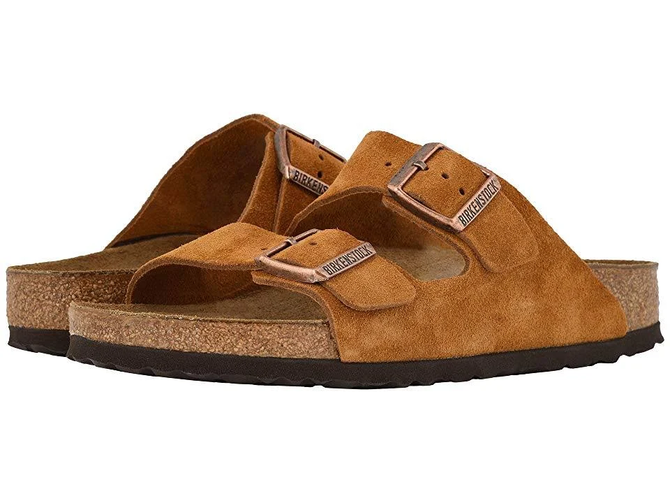 Birkenstock Arizona Soft Footbed - Suede Mink / 46 / Regular