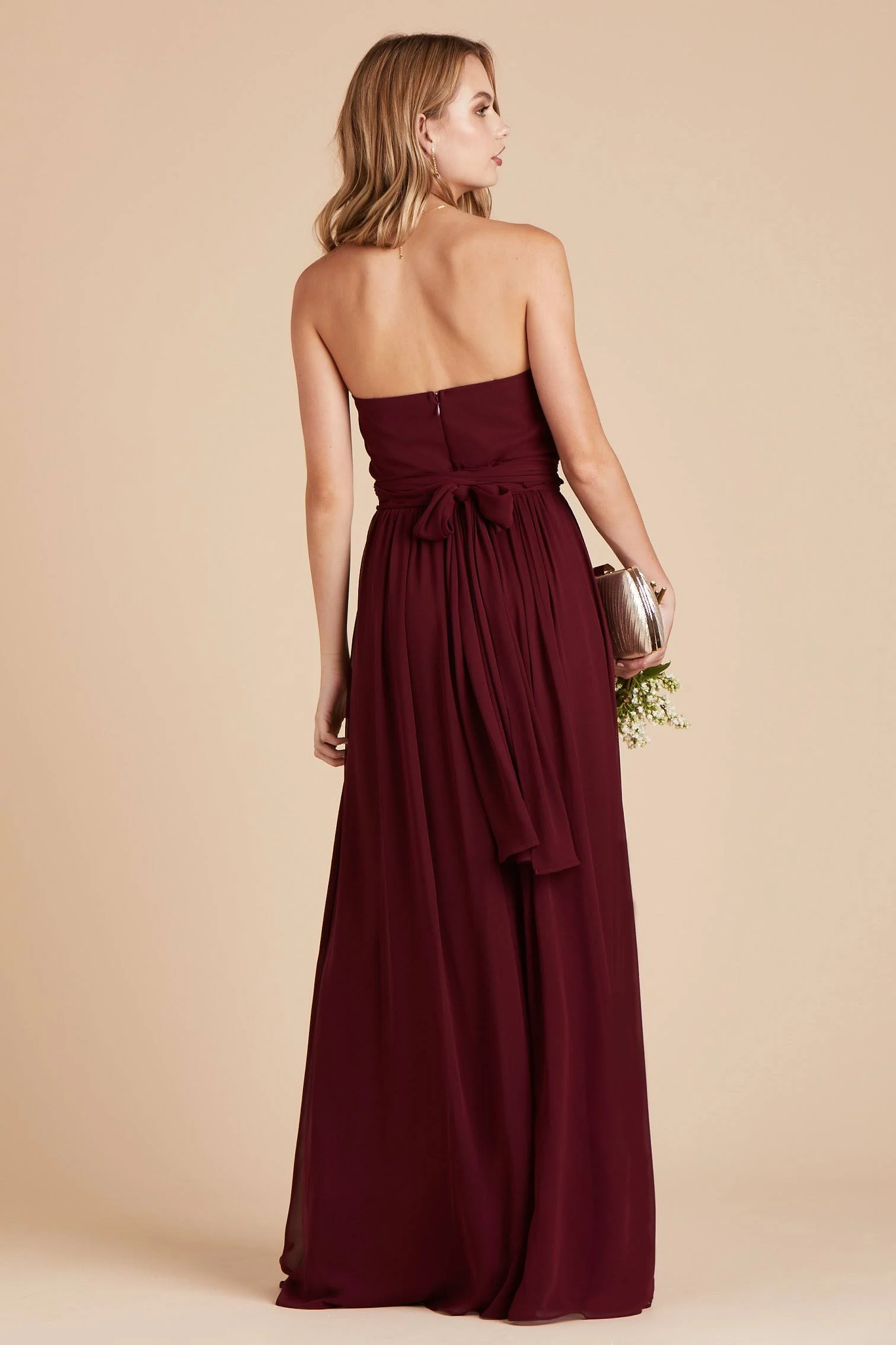 Birdy Grey Chicky Convertible Bridesmaid Dress in Cabernet Xs / Cabernet